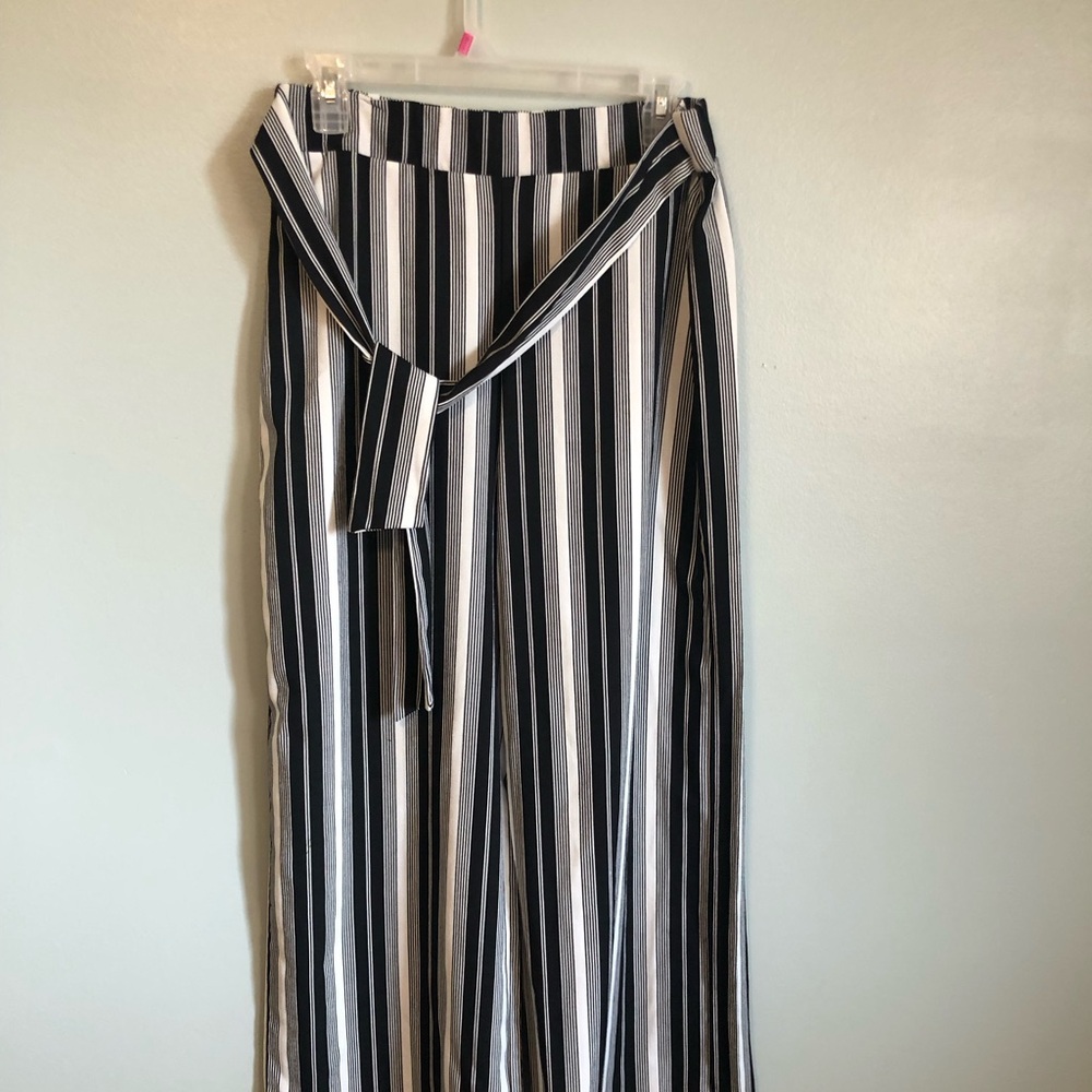 Fun flare tie dress pants